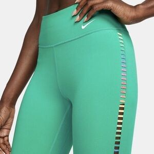 Nike Pants Jumpsuits Nike One Rainbow Ladder Midrise 78